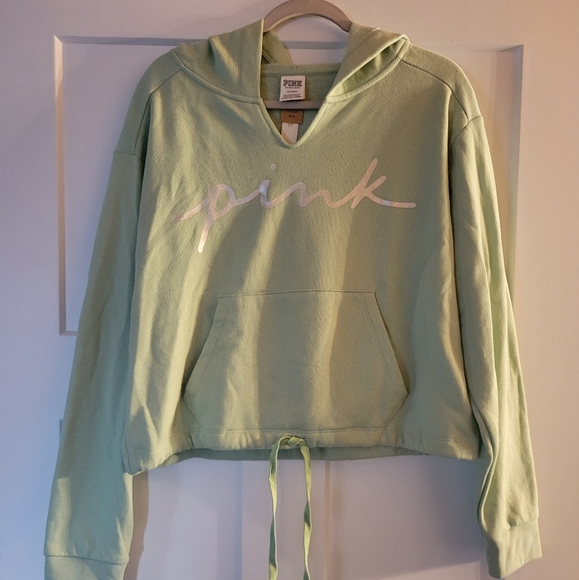 PINK Victoria's Secret Tops - NWT PINK Victoria Secret V Neck Sweatshirt